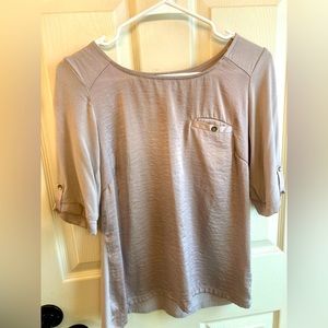 The Limited Blouse - size Small. Lilac metallic in color.